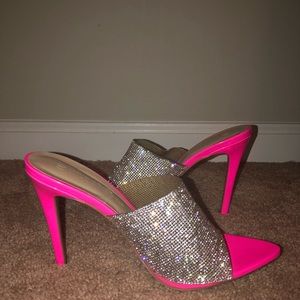 DOLLSKILL hot pink heels